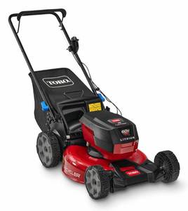 lot 18 image: TORO 60V Max 21 in. (53 cm) Recycler wSmartStow Push Lawn Mower with 4.0Ah Battery and Charger