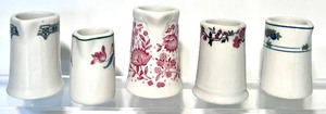 lot 24 image: Five Lovely Vintage Creamers