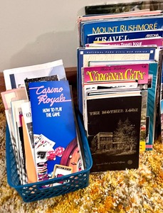 lot 104 image: Vintage Travel Maps, Brochures & Books