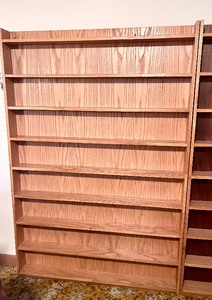 lot 111 image: Double Custom Made Bookshelves