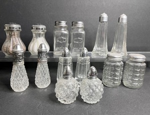 lot 61 image: Seven Sets of Salt & Pepper Shakers