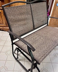 lot 143 image: Outdoor Patio Glider Loveseat