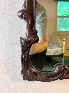 lot 51 image: Ornate Carved Mirror