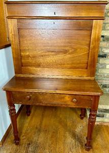 lot 3 image: W A Anderson Plantation Secretary Desk - Antique American  Walnut