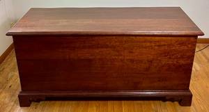 lot 23 image: Antique Cherry DoveTail Chest