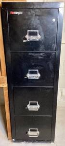 lot 18 image: Fire King 25 File Cabinet - 4 Drawer (Heavy)