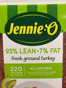 lot 33 image: Jennie-O Fresh Ground Turkey, 93% Lean 7% Fat, 48 oz (3 lbs)