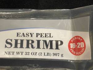 lot 44 image: F - Northern Chef Easy Peel Shrimp, 32 oz (2 lb)