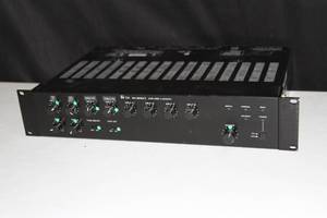 lot 14 image: TOA Electronics 8-Channel Pro Audio Mixer  Power Amplifier with Optional Modules - Model A-903MK2