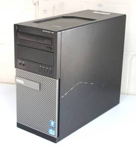 lot 49 image: Dell Optiplex 3020 Desk Top Desktop PC, Core i5 CPU, 8 GB RAM, Windows 10 Pro Installed