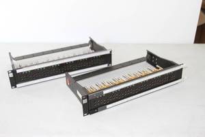 lot 54 image: Lot of 2 - ADC Rack Mounted Audio  Video Communication Patch Panels