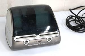 lot 76 image: Dymo Turbo Thermal Lable Printer Model# 93085, With USB Cable & Power Adapter