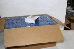 lot 75 image: Large LOT of NEW VXi 202768 Passport 21V Over-the-Head Binaural Headsets with Microphones