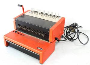 lot 78 image: Ibico AG Seestrasse 346 CH-8038 Heavy-Duty Manual Comb Binder  Binding Machine