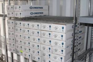 lot 95 image: Lot of 40 - New - Crestgron CBLR2-VGA-Audio FlipTop Cable Retractors - HD15 & 3.5mm Audio