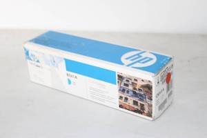 lot 99 image: New in Box - HP 125A Cyan Original LaserJet Printer Toner Cartridge - Part Number CB541A