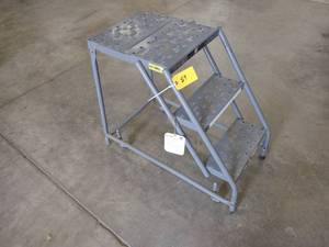 lot 59 image: Tri Arc Rolling Safety Ladder...