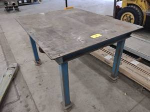 lot 38 image: Welding Table, 60x48...