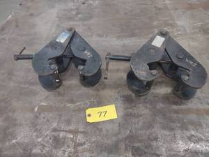 lot 77 image: (2) CM 5 Ton Beam Clamps...