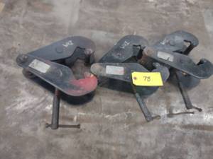 lot 78 image: (3) CM 5 Ton Beam Clamps...