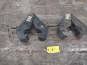 lot 81 image: (2) CM 3 Ton Beam Clamps...