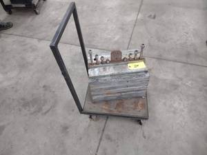 lot 84 image: Test Weight, 650 lbs. Includes Cart...