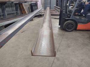 lot 93 image: Steel Channel, 8x11.5 lb.x 20...