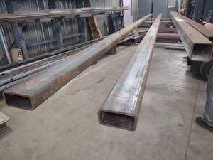 lot 96 image: Steel Tube, 2x4x14x24...