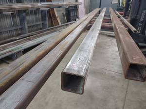 lot 97 image: Steel Tube, 4x4x14x20...