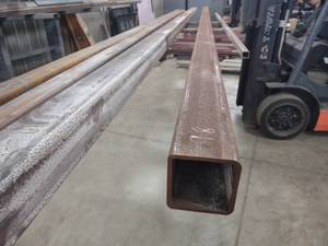 lot 98 image: Steel Tube, 4x4x14x20...