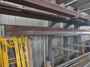 lot 103 image: Steel Tube, 6x6x14x24...