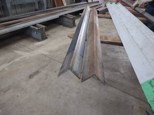 lot 108 image: (2) Steel Angles,  3x3x14x72 & 64...
