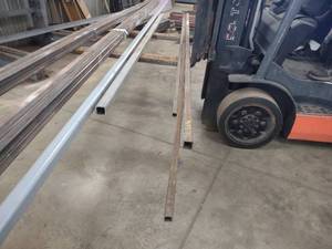 lot 114 image: (3) Steel Tubes, 1x1x18x 155 & 11...