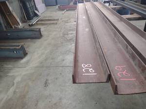 lot 128 image: Steel Channel, 6x8.2 lb. x 97...