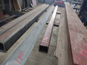 lot 136 image: Steel Tube, 3x3x14x85...