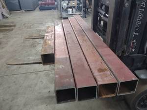 lot 139 image: (5) Steel Tubes, 6x6x316x84, 75,...