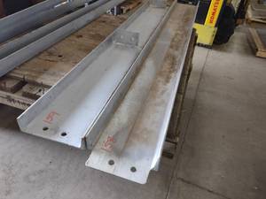 lot 158 image: (2) Galvanized Channels, 10x15.34 l...