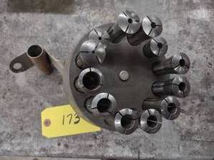lot 173 image: Collet Rack with R8 Collets...