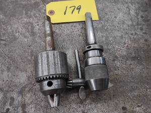 lot 179 image: (2) Drill Chucks...