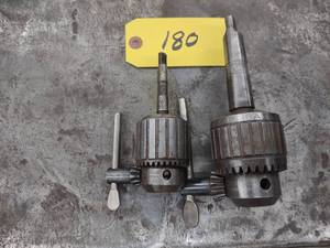 lot 180 image: (2) Drill Chucks...