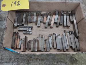 lot 192 image: Assorted Lathe Cutters...