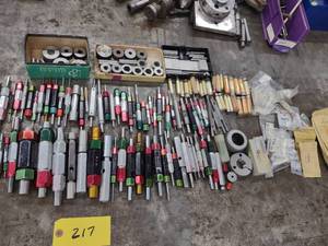 lot 217 image: Plug & Pin Gages...