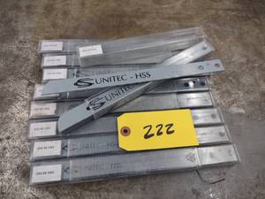 lot 222 image: (9) 10 piece Unitec HSS Hacksaw Bla...