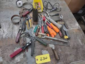 lot 230 image: Assorted Tools...