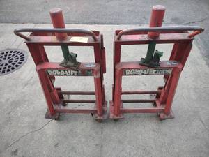 lot 17 image: (2) Rol-A-Lifts, Model M4, 2000 lb....