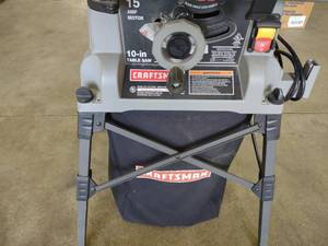lot 20A image: Craftsman 10 Tablesaw, Works (This...