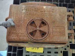 lot 394 image: Well-Mclain Cast Iron Boiler Door, ...
