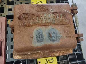 lot 395 image: Richardson Cast Iron Boiler Door, 1...
