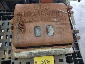lot 396 image: Richardson Cast Iron Boiler Door, 1...