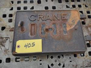 lot 405 image: Crane Cast Iron Boiler Door, 15x10 ...